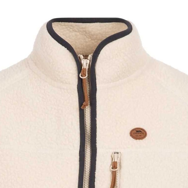 Trespass Dam/Kvinnor Quake Läder Trim Fleece Jacka XXL Gho Ghost XXL