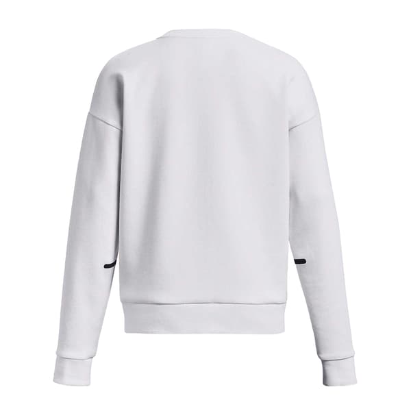 Under Armour Dam/Dam Unstoppable Fleece Crew Neck Sweatsh White 12 UK