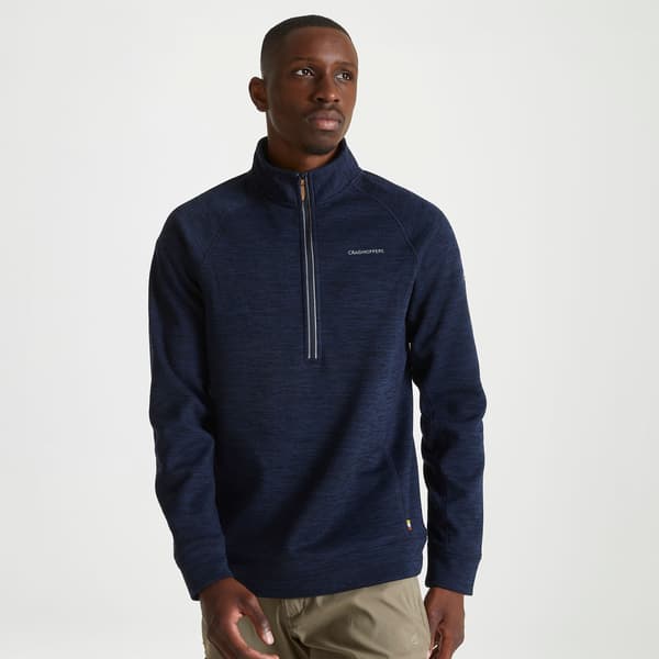 Craghoppers Herr Stromer Half Zip Fleece S Marinblå Navy Blue S