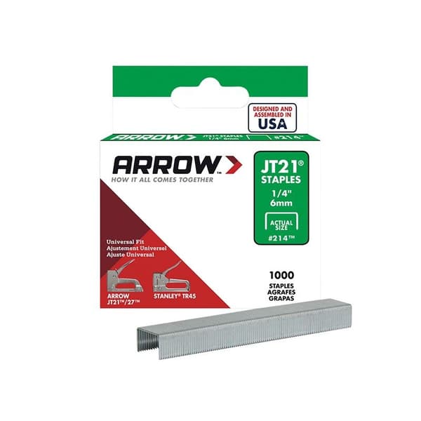 Arrow Jt21 Klammer 6mm Flerfärgad Multi Colour 6mm