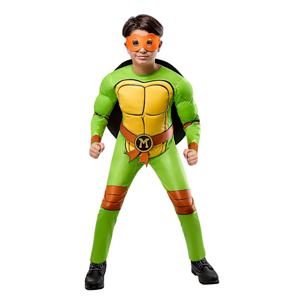 TMNT Pojkar 4 i 1 Kostymset 9-10 År Grön Green 9-10 Years