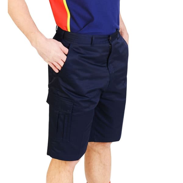 Absolute Apparel Cargo Arbetsbyxor Shorts för Män 32R Svart Black 32R