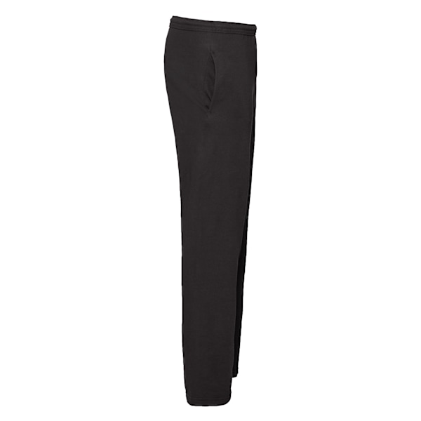 Fruit of the Loom Herr Lättvikts Joggingbyxor L Svart Black L