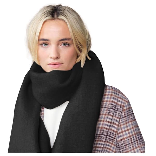 Beechfield Fluffy Scarf One Size Svart Black One Size