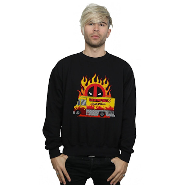 Marvel Deadpool Chimichangas Van Sweatshirt 4XL Svart Black 4XL
