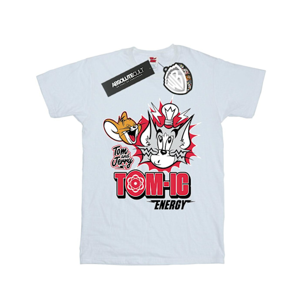 Tom och Jerry Pojkar Tomic Energy T-shirt 5-6 år Vit White 5-6 Years