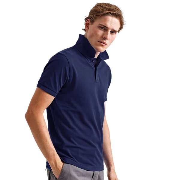 Asquith & Fox Mens Organic Classic Fit Polo Shirt 3XL Marinblå Navy 3XL