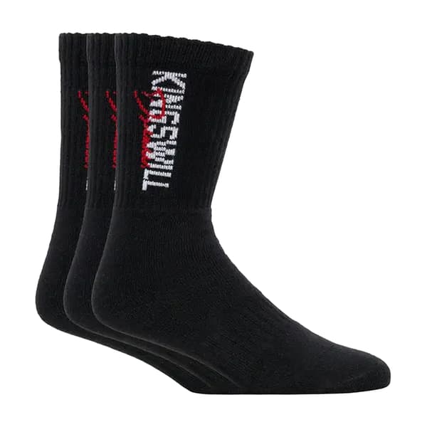 Kings Will Dream Bilkie Sportstrumpor för män (3-pack) One Size Black One Size