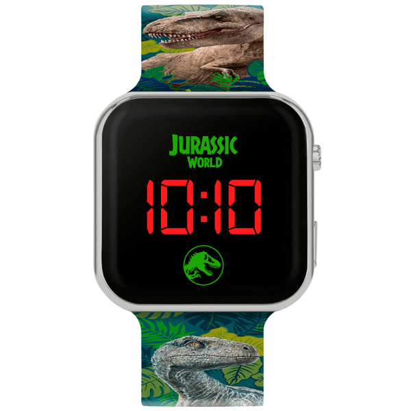 Jurassic World Barn/Barn LED Digital Watch One Size Grön/ Green/Brown/Black One Size