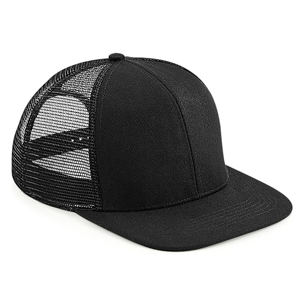 Beechfield Unisex Truckerkeps för vuxna, One Size, Svart Black One Size