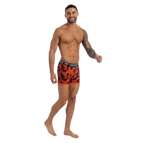 Kandor Florid Boxershorts för män (7-pack) L Gul Yellow L