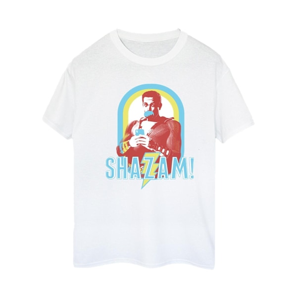 DC Comics Dam/Kvinnor Shazam Buble Gum Frame Bomull Boyfriend White 3XL