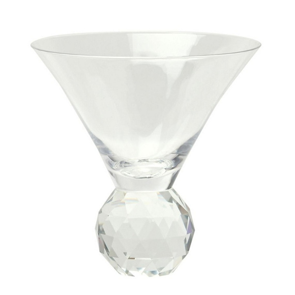 Hestia Diamond Ball Base Martini Glas (2-pack) One Size Cle Clear One Size