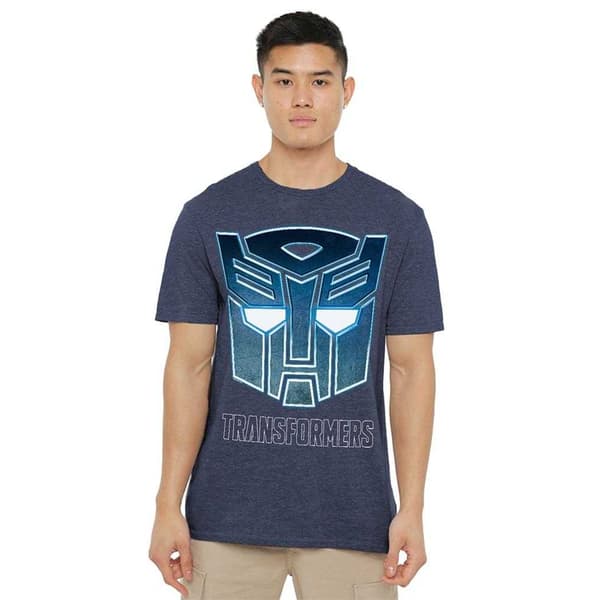 Transformers Unisex Vuxen Generations Stål Autobot Ikon Heather Navy S