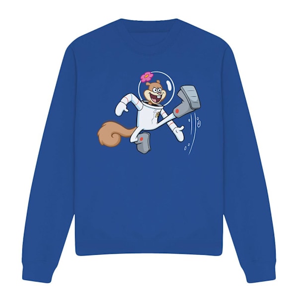 SvampBob Fyrkant Unisex Vuxen Karate Sandy Cheeks Sweatshirt Royal Blue L