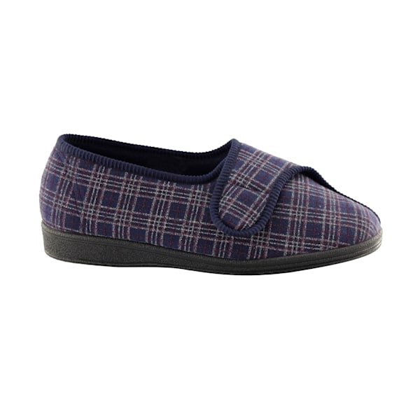 Sleepers Julian II breda tofflor för män, 7 UK, marinblå Navy Blue 7 UK