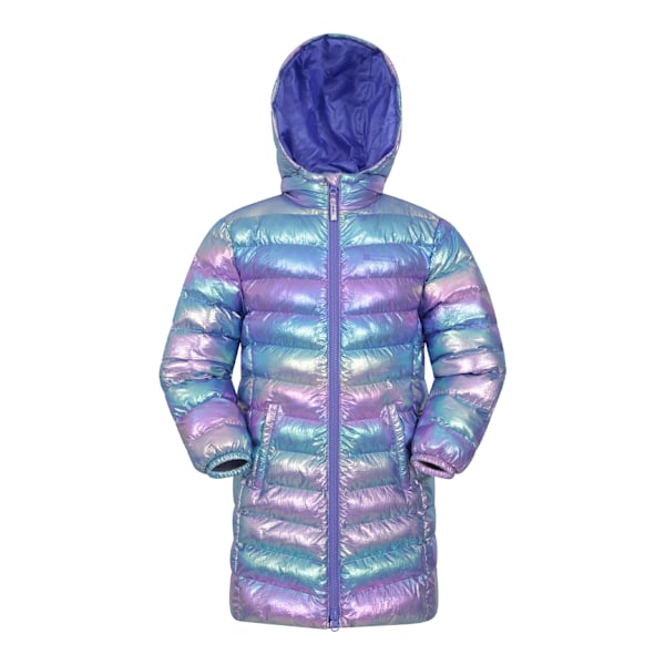 Mountain Warehouse Florence Lång Padderad Jacka för Barn Iridescent 13 Years