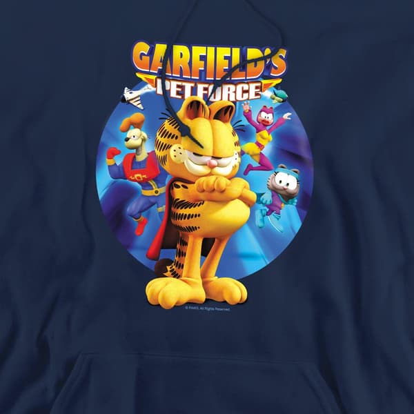 Garfield Herr DVD Konst Huvtröja S Marinblå Navy S