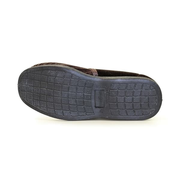 Goodyear herr Calder Pinstripe tofflor 9 UK brun Brown 9 UK