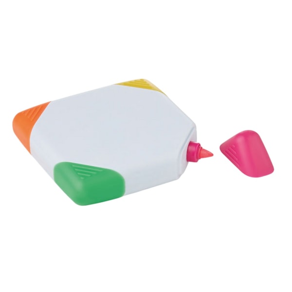 MidOcean Squarie Fyrkantig Överstrykningspenna One Size Vit White One Size