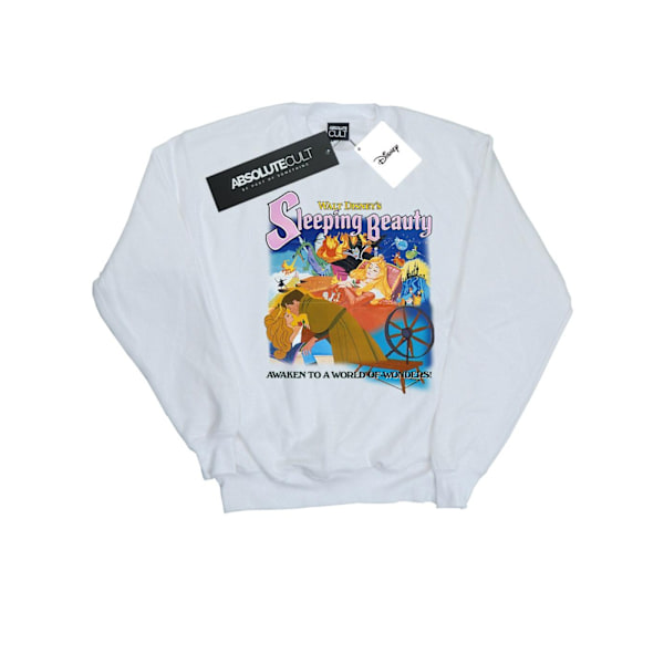 Disney Girls Sleeping Beauty Collage Poster Sweatshirt 9-11 Yea White 9-11 Years