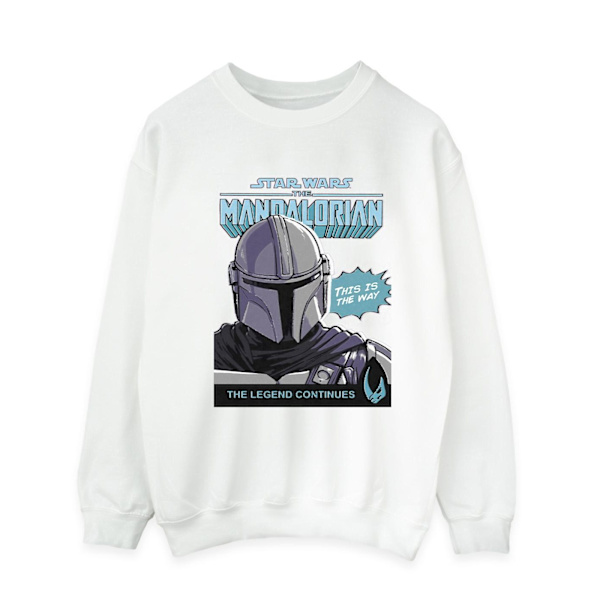 Star Wars The Mandalorian Herr Mando Comic Cover Sweatshirt 4XL White 4XL