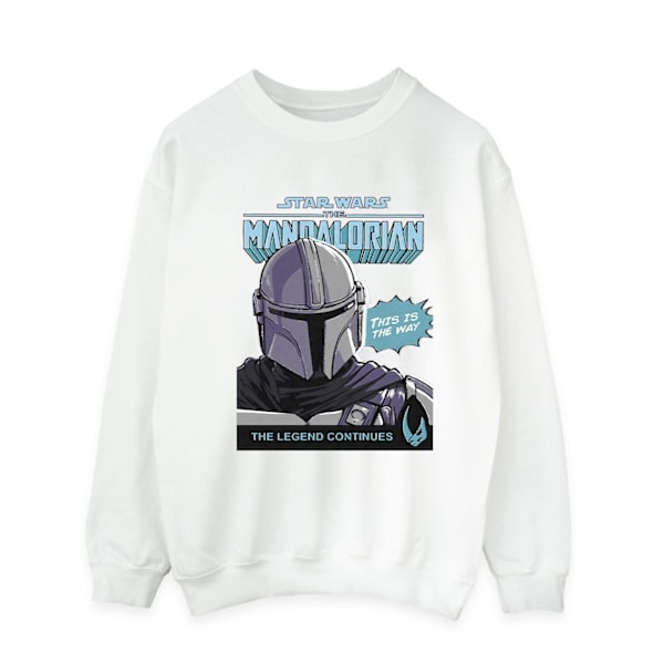 Star Wars The Mandalorian Herr Mando Comic Cover Sweatshirt 5XL White 5XL