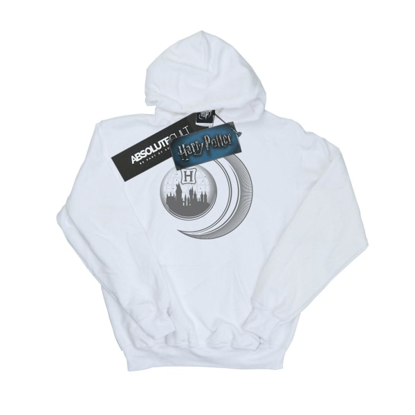 Harry Potter Girls Hogwarts Moon Hoodie 9-11 år Vit White 9-11 Years