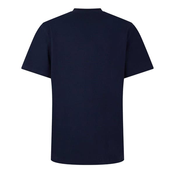 Guess Herr Broderad Regular T-Shirt L Blå Blue L