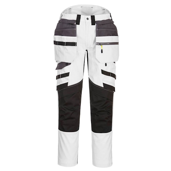 Portwest Herr DX4 Avtagbara Holsterfickor Byxor 38R Vit/ White/Grey 38R