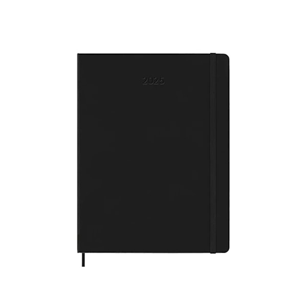 Moleskine 2025 Hårdpärm Planerare En Storlek Solid Svart Solid Black One Size