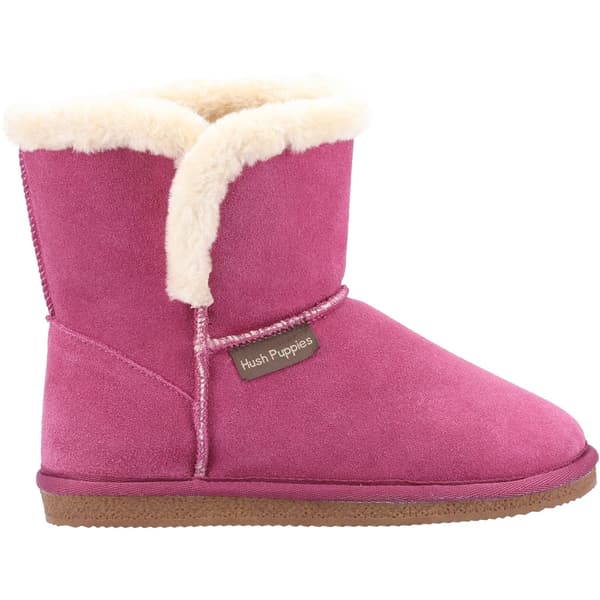Hush Puppies Dam/Dam Ashleigh Mocka Slipper Boots 5 UK Ro Rose 5 UK
