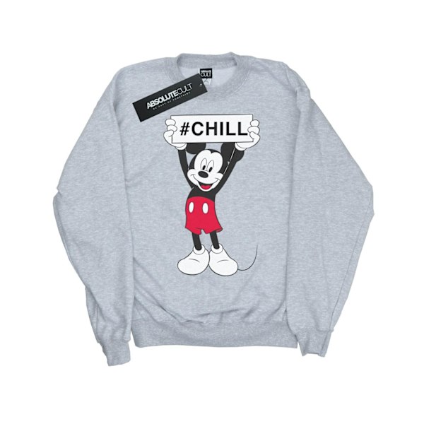 Disney Boys Mickey Mouse Chill Sweatshirt 9-11 år Sports Grey Sports Grey 9-11 Years