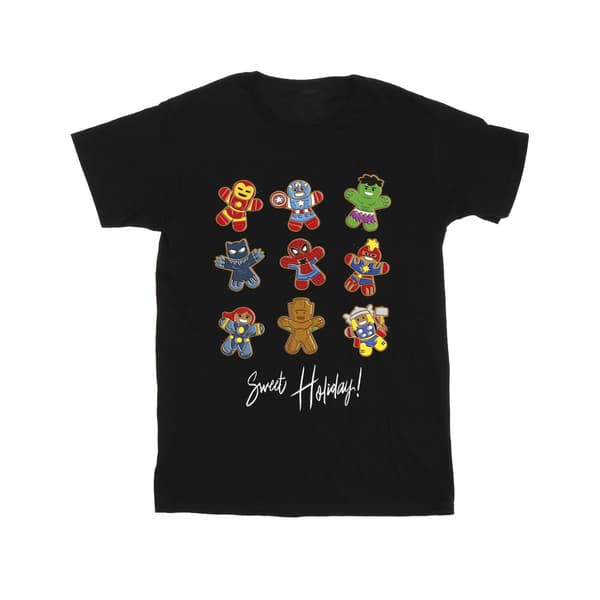 Marvel Herr Gingerbread Avengers T-shirt M Marinblå Navy Blue M