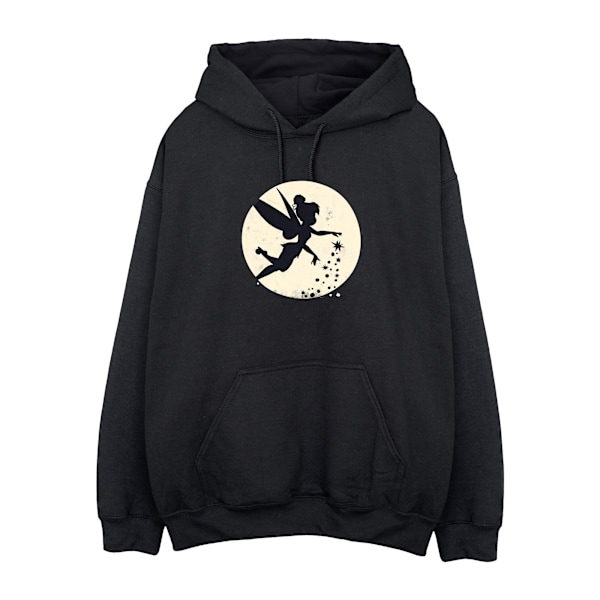 Tinkerbell Dam/Kvinnor Måne Croppad Hoodie L Svart Black L