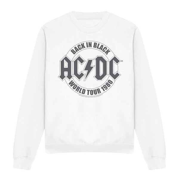 AC/DC Unisex Vuxen Tour Emblem Sweatshirt S Vit White S