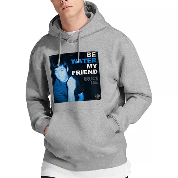 Bruce Lee Unisex Vatten Hoodie M Athletic Heather Athletic Heather M