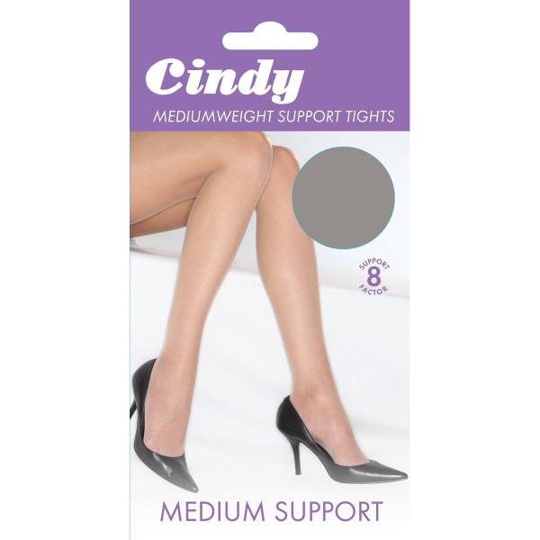 Cindy Dam/Dam Mediumweight Support Tights (1 par) Large Diamond Large (5ft6”-5ft10”)