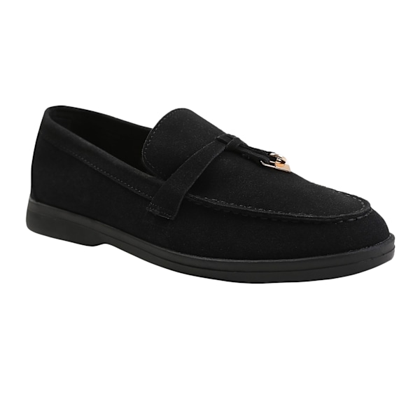 Where's That From Dam/Damer Pegasus Charm Slip-on Loafers 6 Black 6 UK