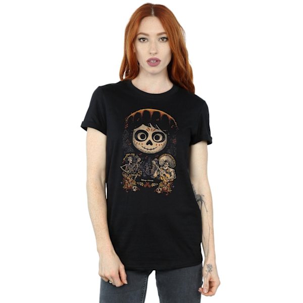 Coco Dam T-shirt för kvinnor/damer med motiv av Miguel Black 3XL