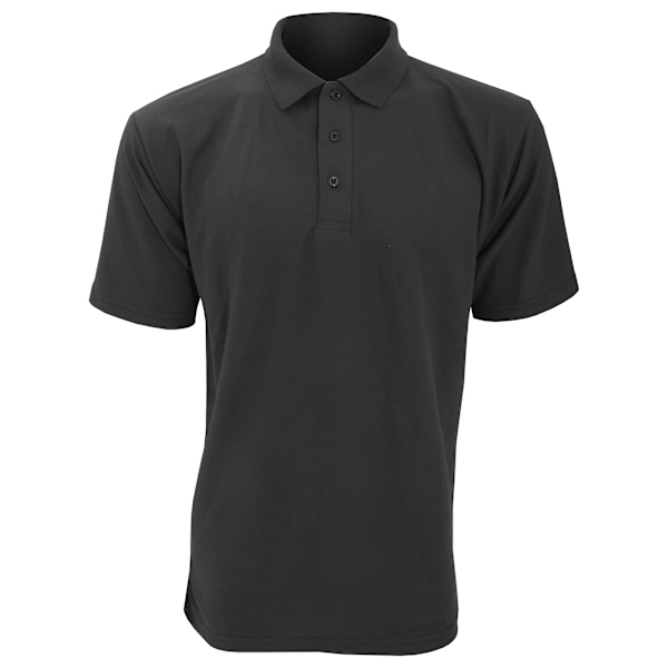 UCC 50/50 Herr Pique Kortärmad Polotröja XS Svart Black XS