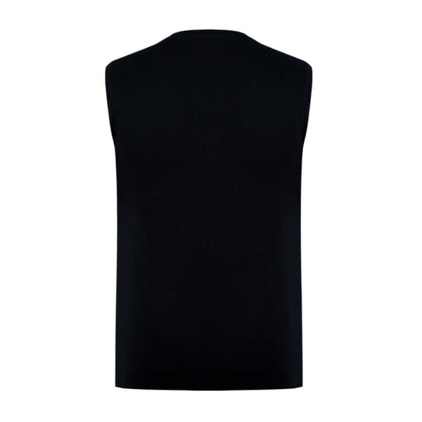 Slazenger Herr Logotyp Bomull Linne Topp M Svart Black M