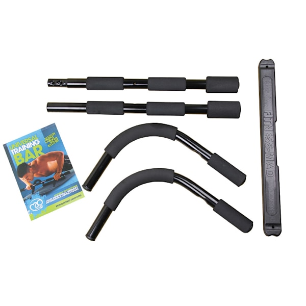 Fitness Mad Universal Push Up Bars 70cm - 78cm Svart Black 70cm - 78cm