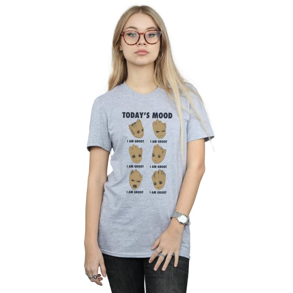Guardians Of The Galaxy Womens/Ladies Today's Mood Baby Groot B Sports Grey M