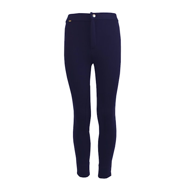 Saxon Dam/Dam Warm Up Bomull Jodhpurs II 24in Marinblå Navy 24in