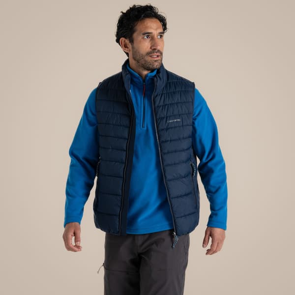 Craghoppers Herr Compresslite IX Gilet M Blå Marin Blue Navy M