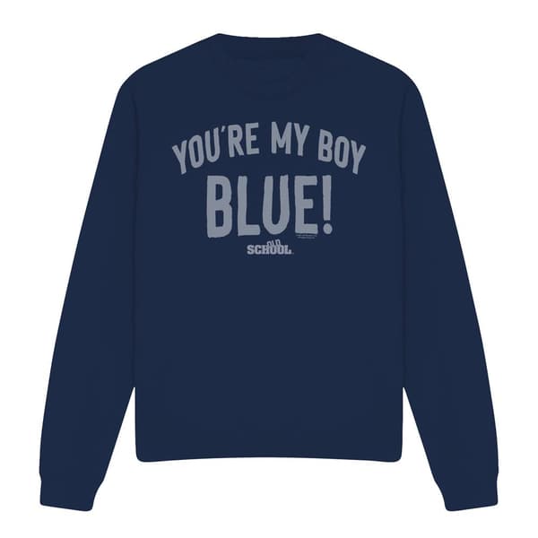 Old School Unisex Vuxen My Boy Blå Sweatshirt M Marinblå Navy M