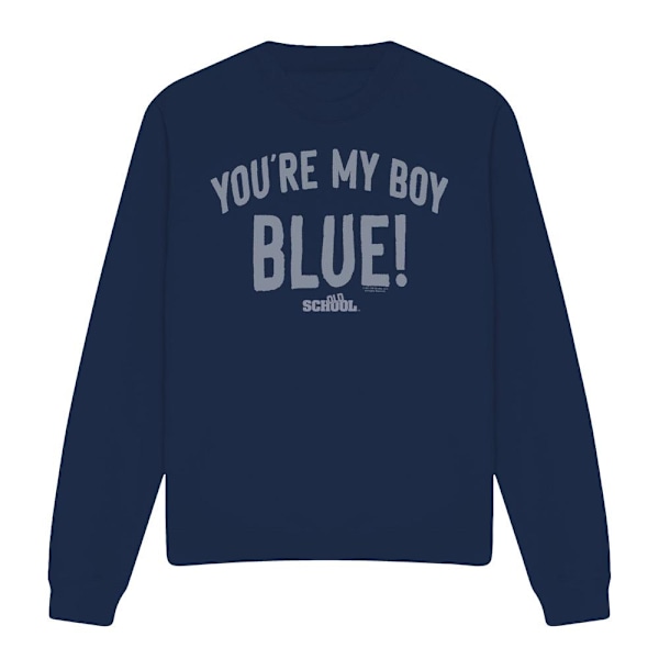 Old School Unisex Vuxen My Boy Blue Sweatshirt XL Marinblå Navy XL
