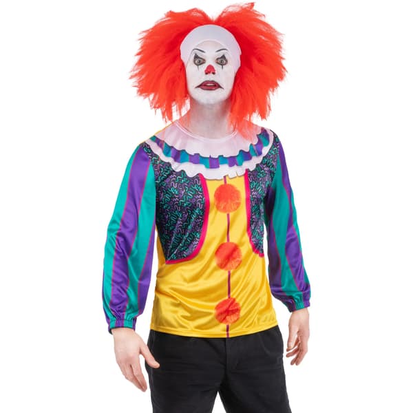 IT Classic Unisex Vuxen Pennywise Kostymtopp M Flerfärgad Multicoloured M