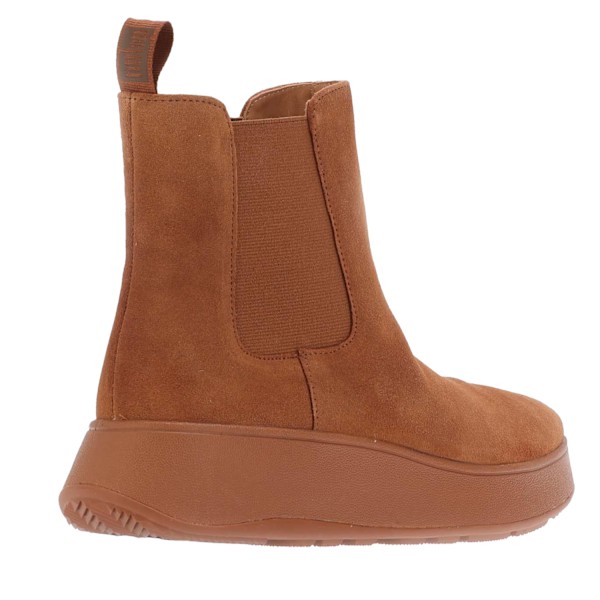 FitFlop Dam/Damer F-Mode Mocka Flatform Stövlar 4 UK Tan Tan 4 UK